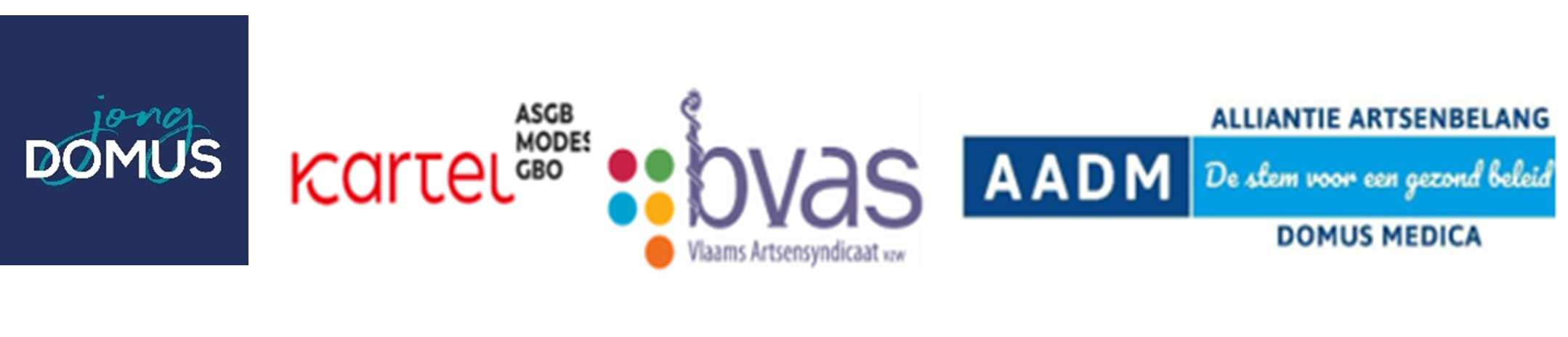 logo's jong domus - asgb - vas - aadm